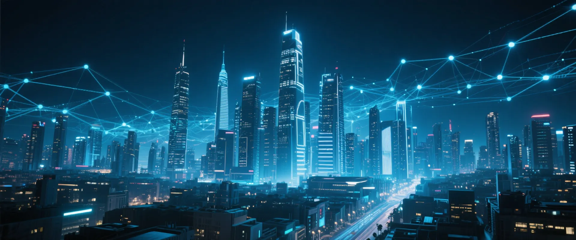 Digital Network Background